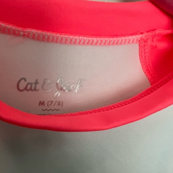 Swim top, size 7-8, Cat & Jack, like new condition - Picture 2 of 4